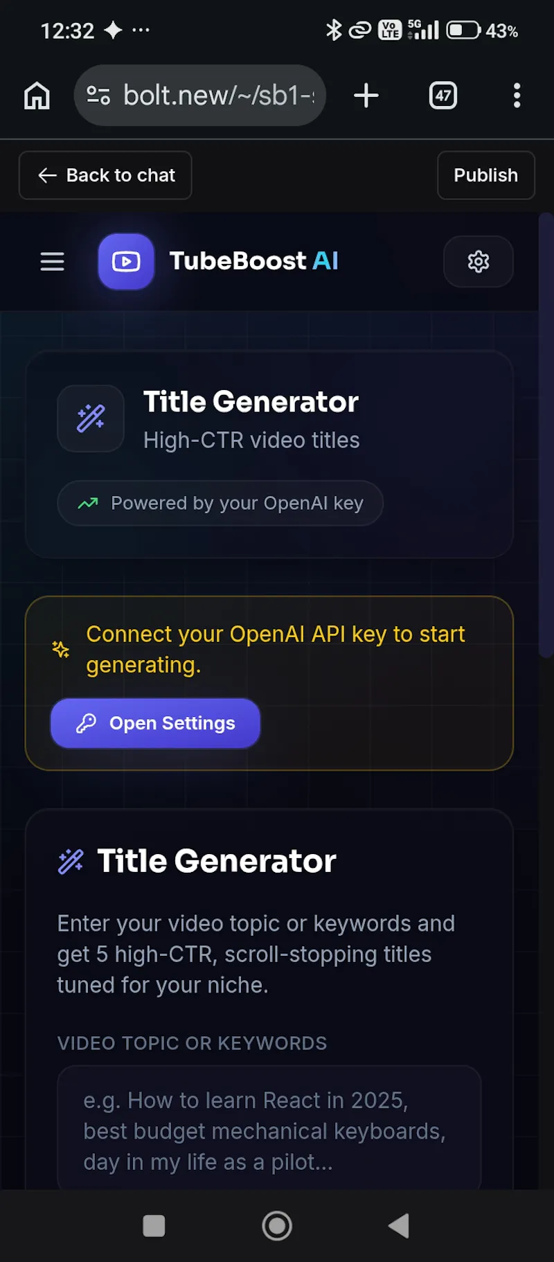 YouTube AI Toolkit screenshot 3