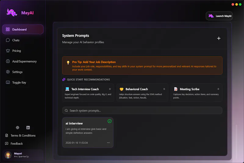 MayAI screenshot 3