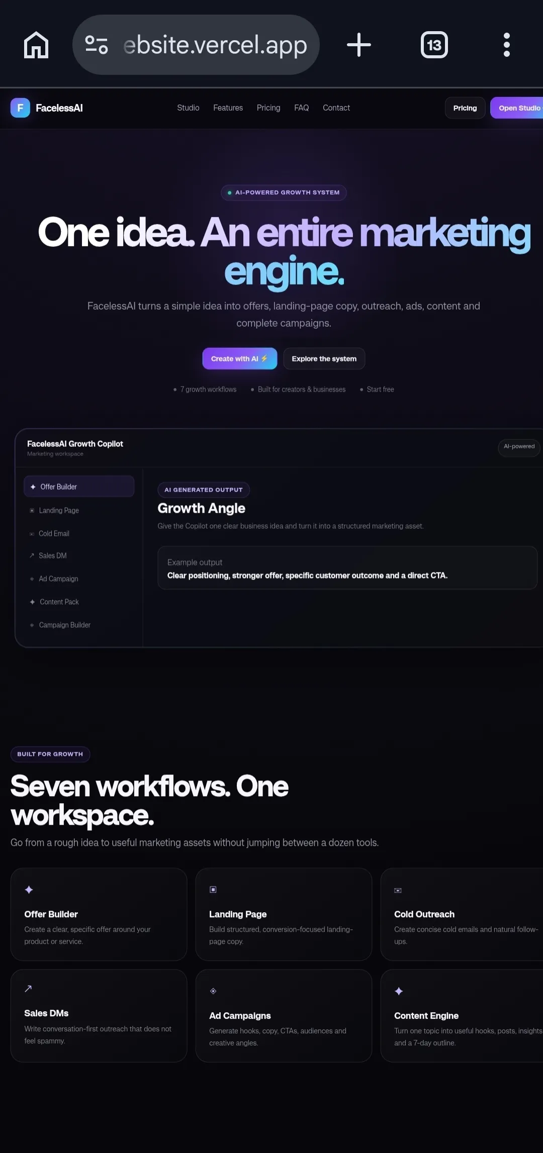 FacelessAI gallery image