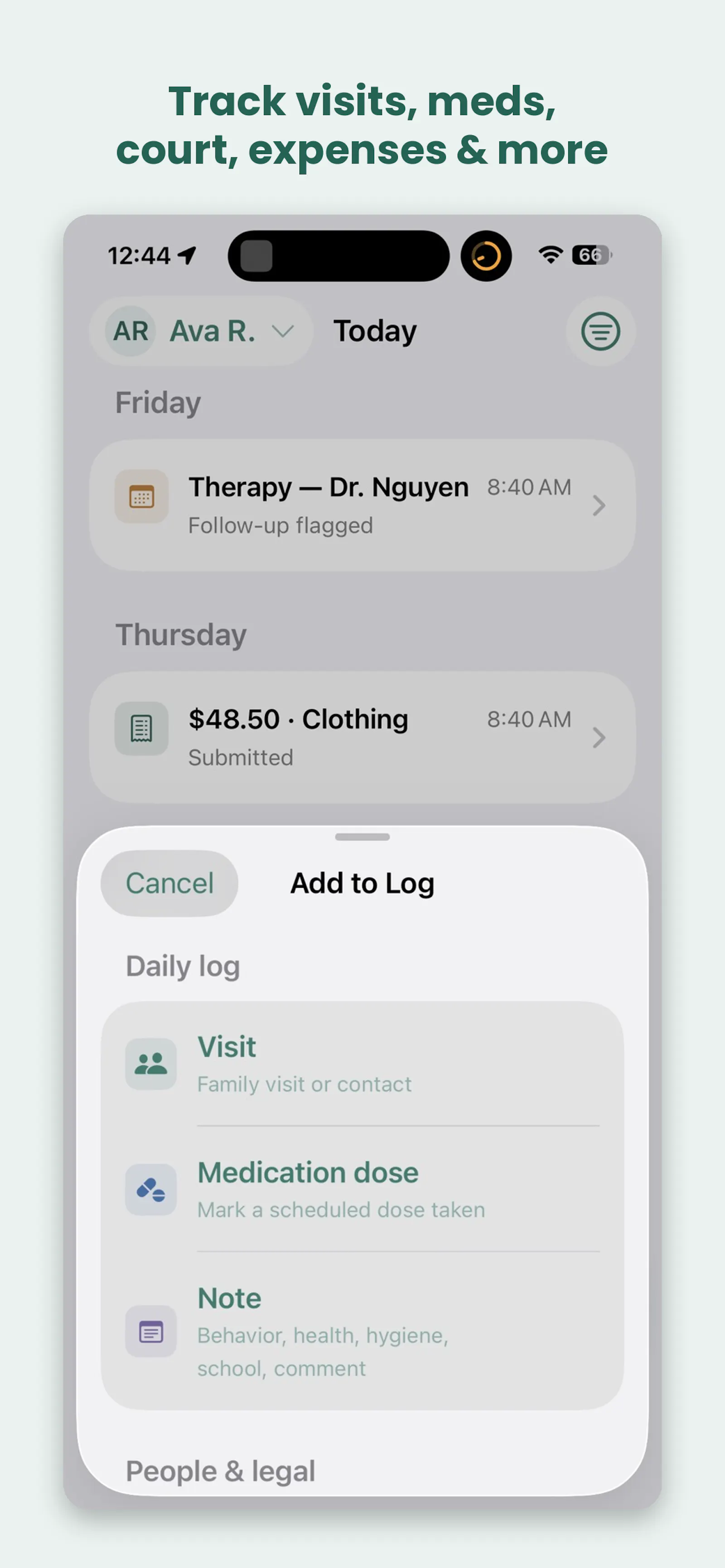 Foster Log screenshot 4
