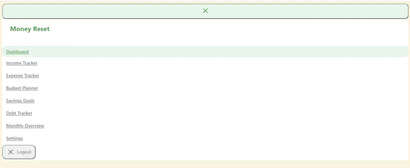 Money Reset screenshot 1