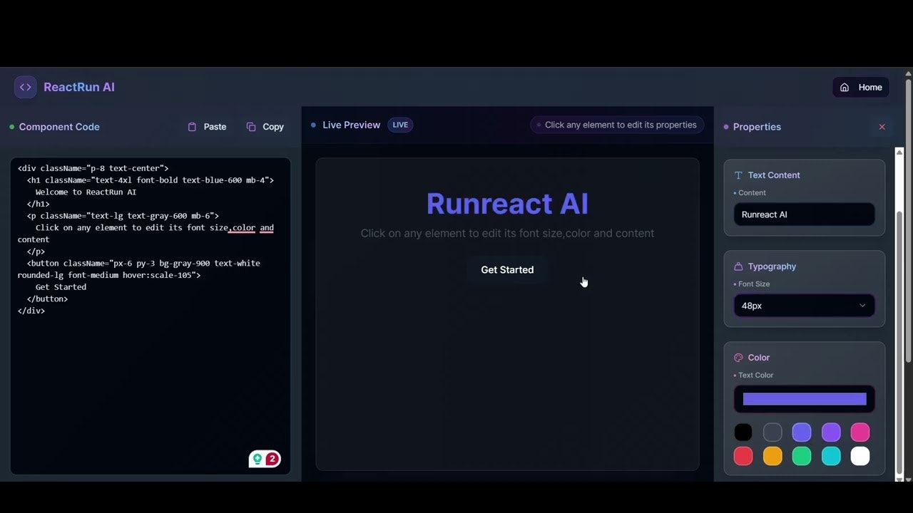 RunReact AI gallery image