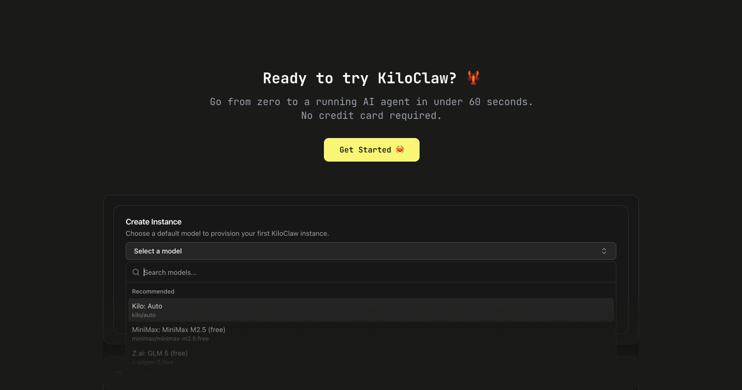 KiloClaw gallery image