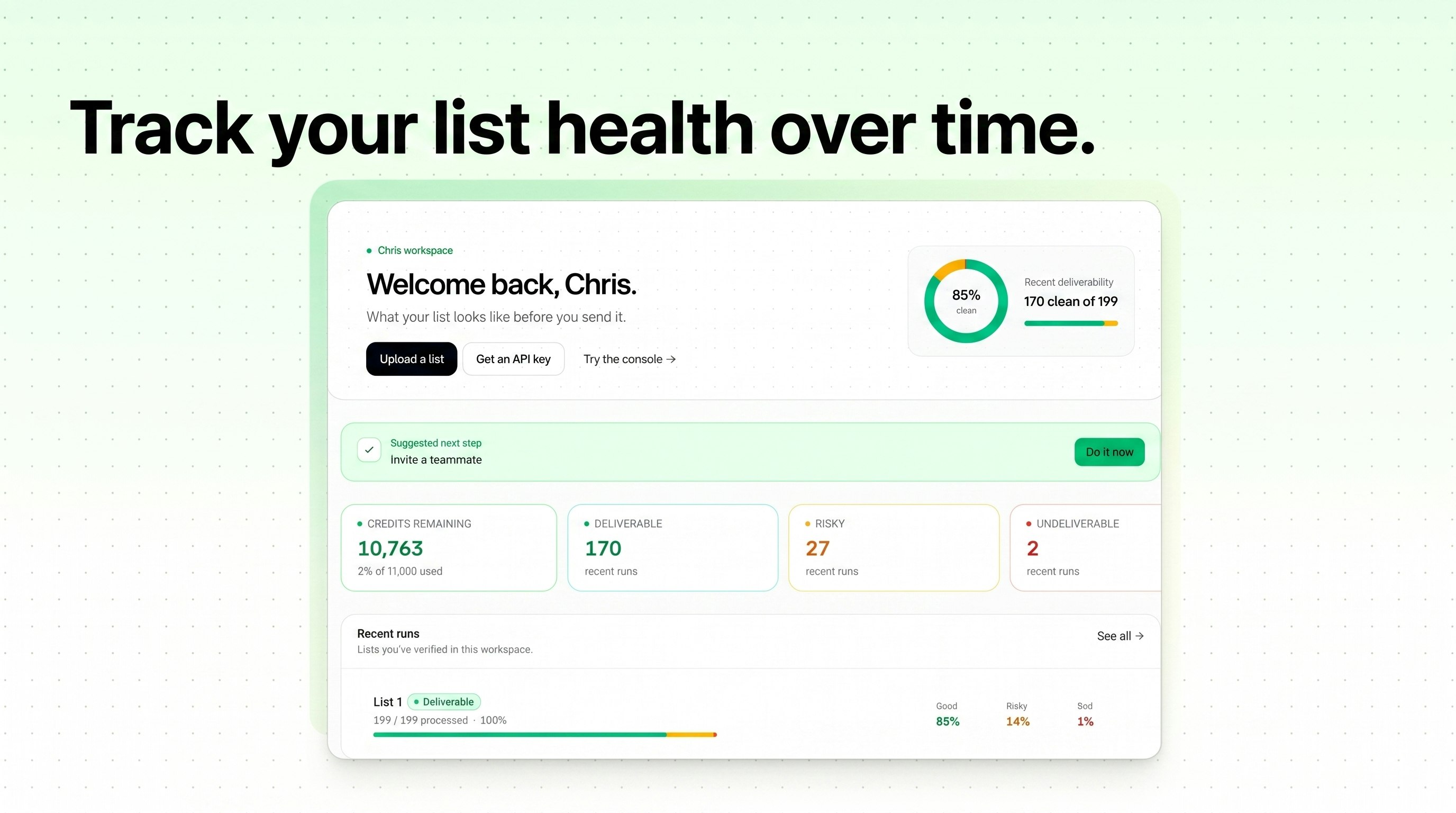 CleanMyList.io gallery image
