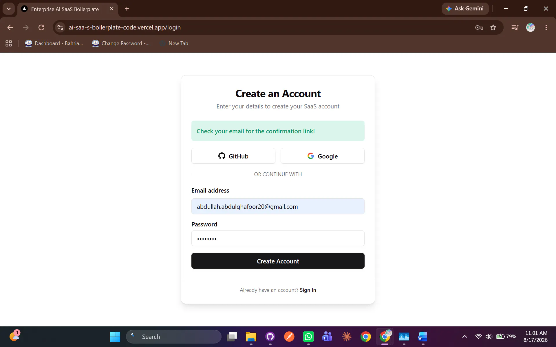 Enterprise AI SaaS 截图 2