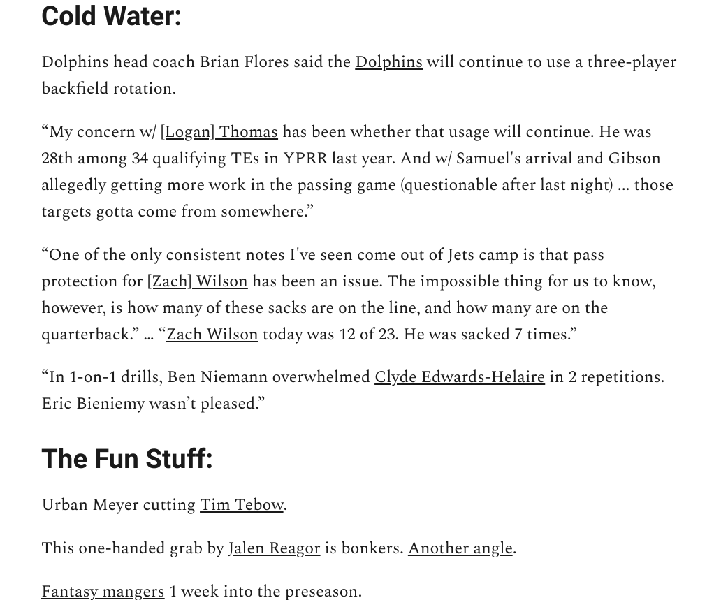 The Fantasy Football Newsletter gallery image