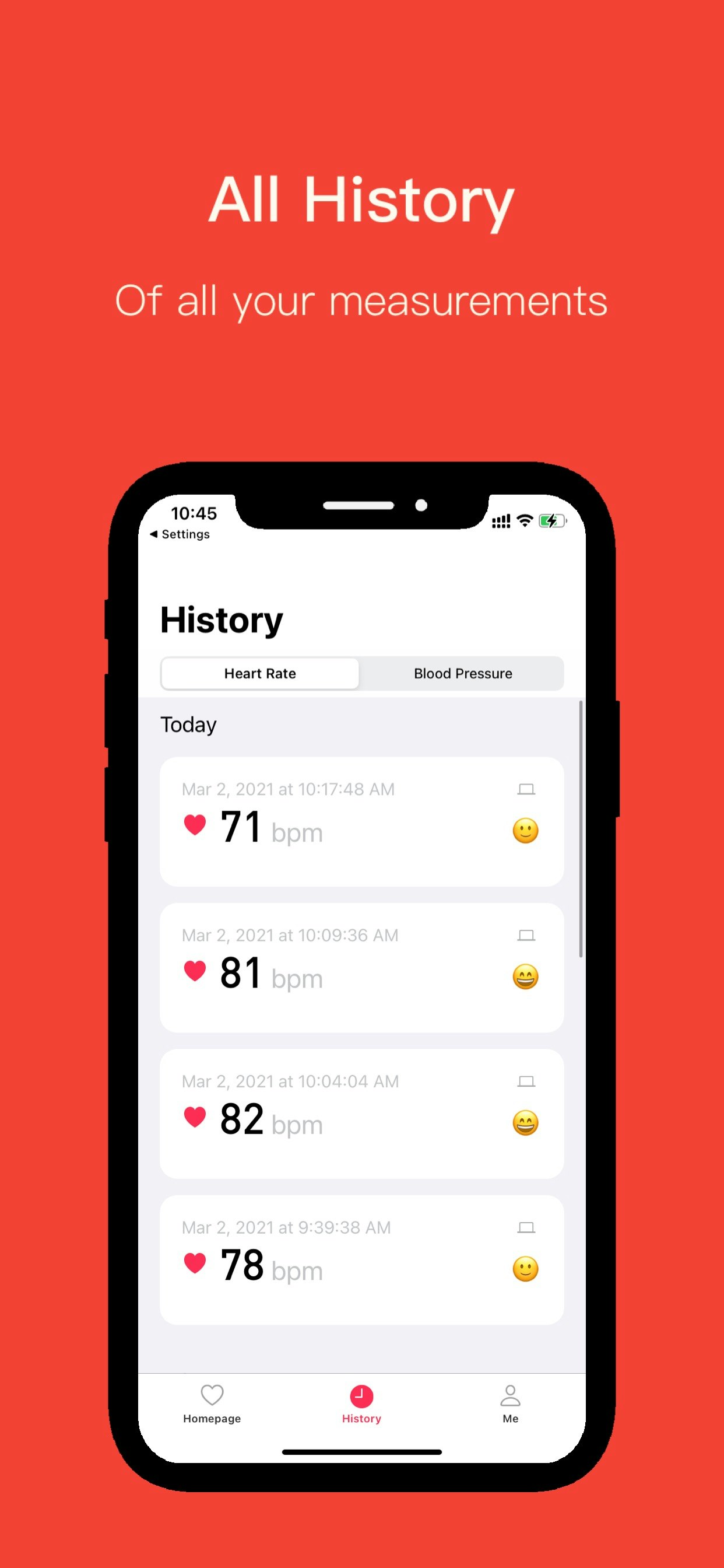 Free Heart rate & blood pressure App gallery image