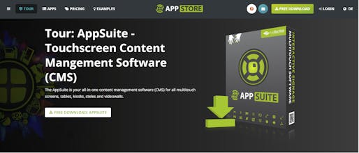 AppSUITE Touchscreen CMS gallery image