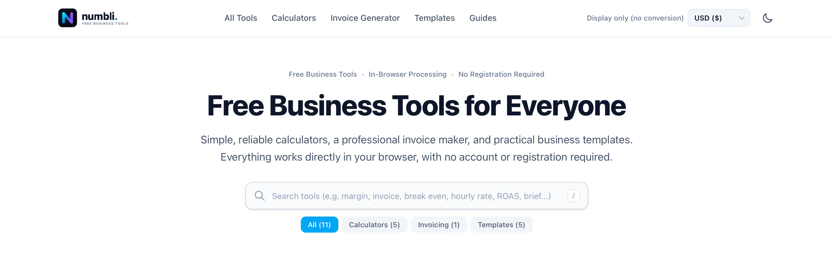 Numbli — Free Business Tools gallery image