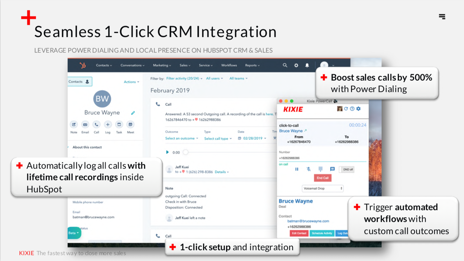 Kixie for HubSpot gallery image