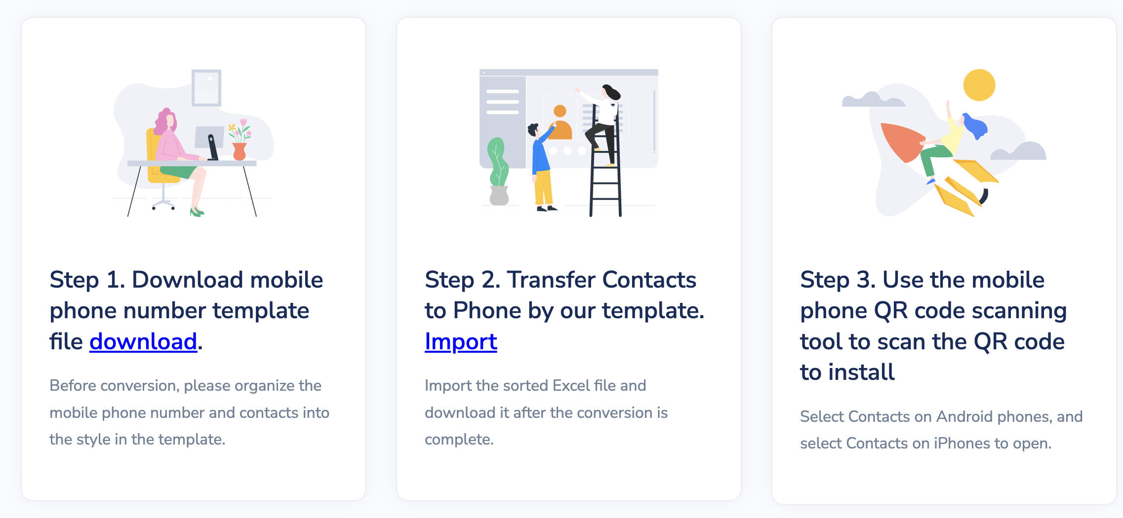 Import Contacts from Excel to Phone - Import contacts from Excel to phone contacts media 1