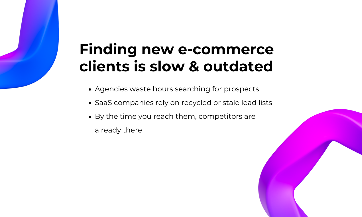 Lead & Daten - Echtzeit-Feed von New Shopify Stores mit einer Erfolgsbewertung. Medien 3