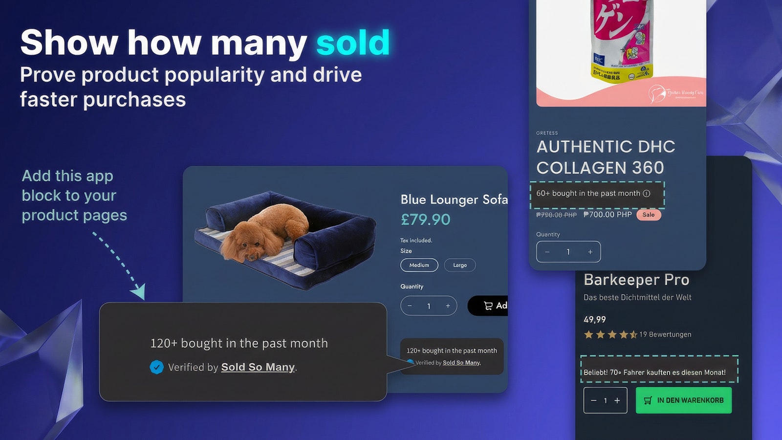 Sold So Many: Social Proof Messaging gallery image