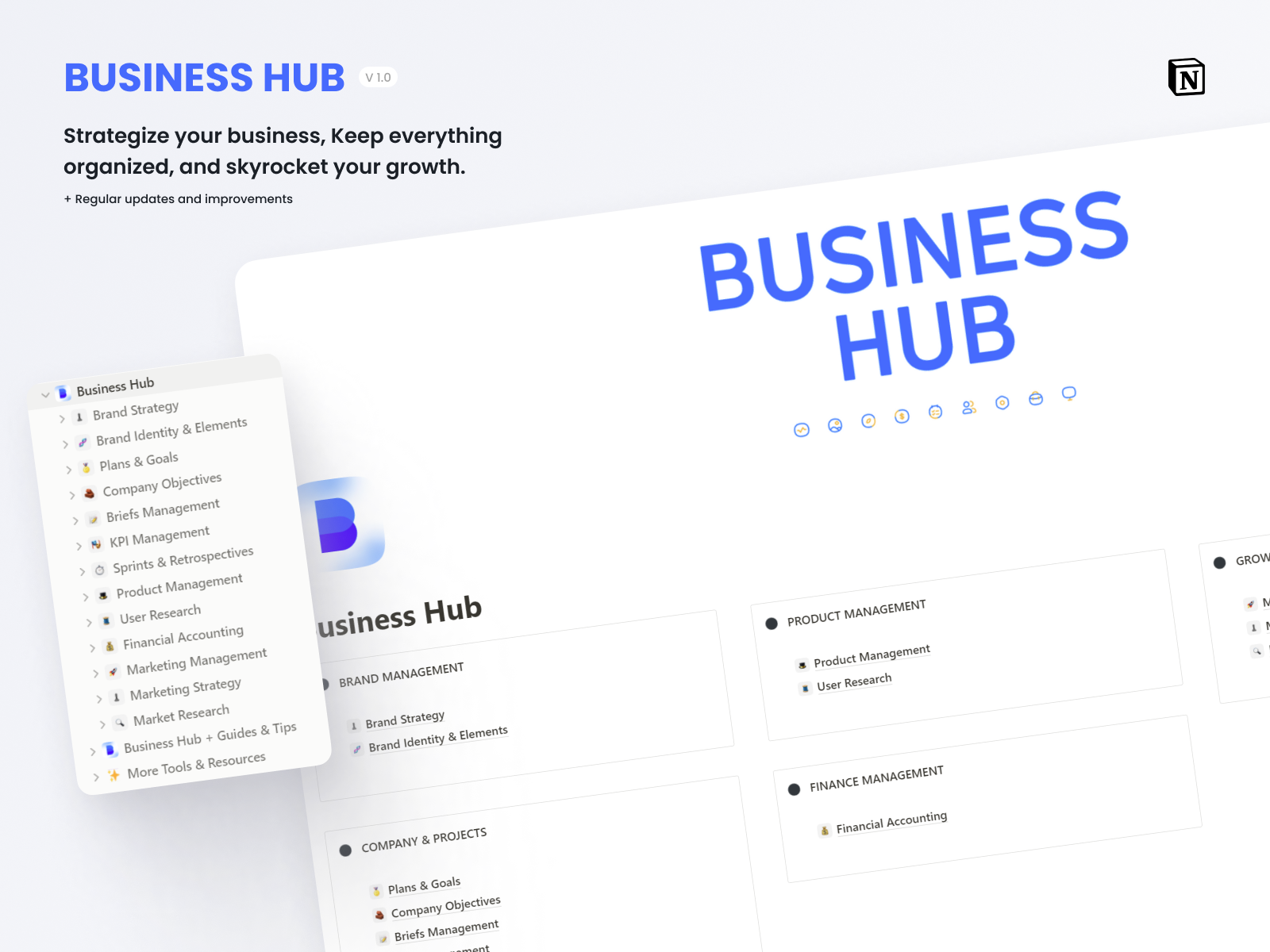 Business Hub - Your business hub entirely in Notion media 2