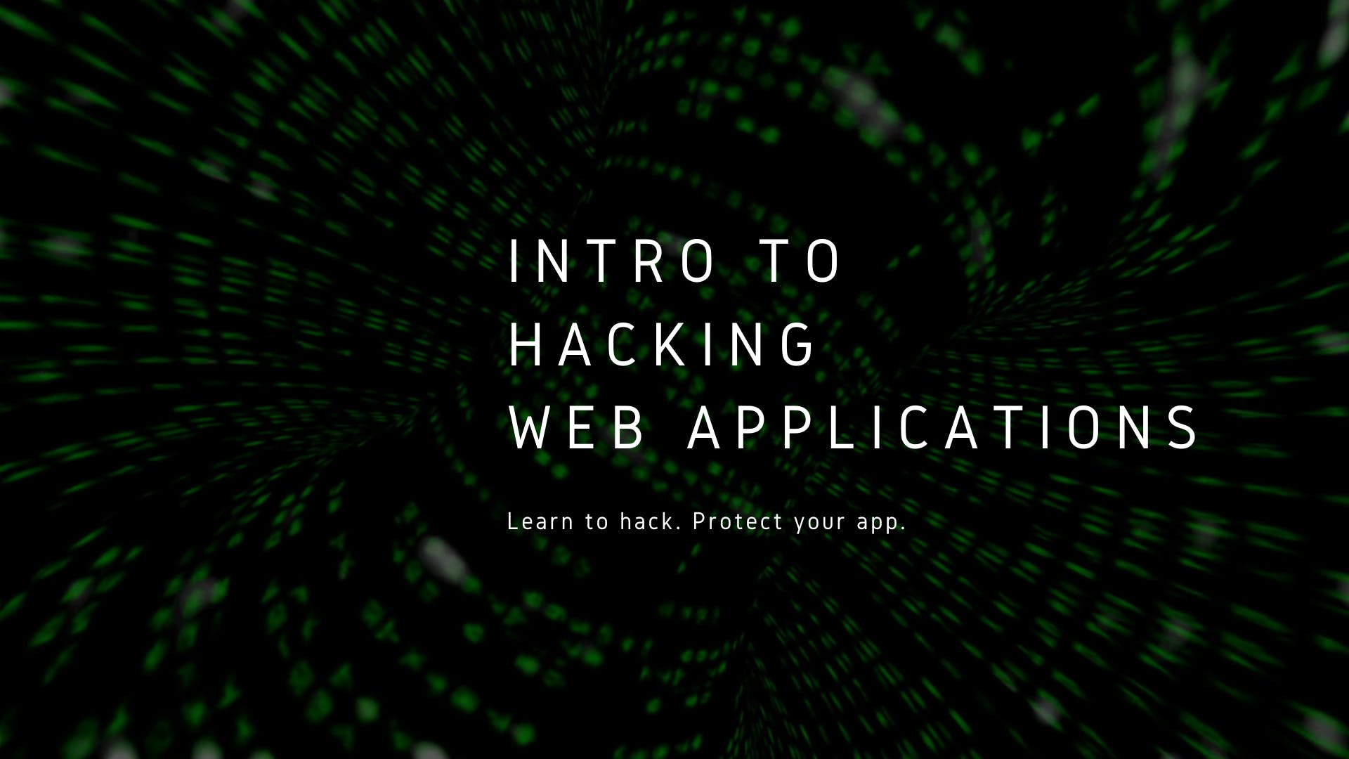 Intro to Hacking Web Applications media 1