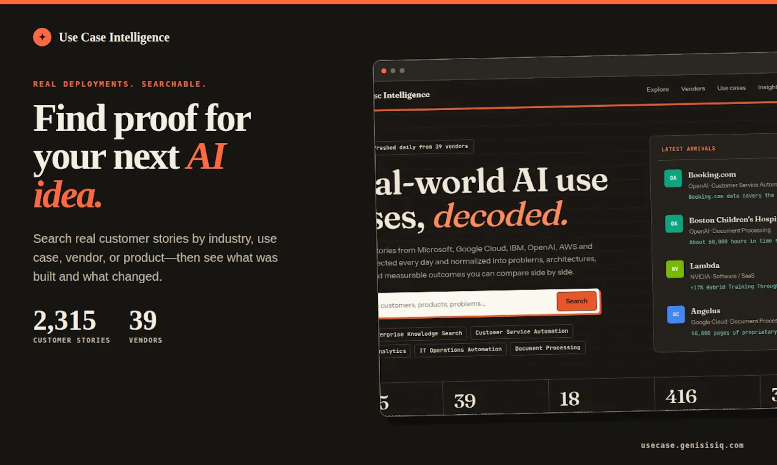 Use Case Intelligence screenshot 3