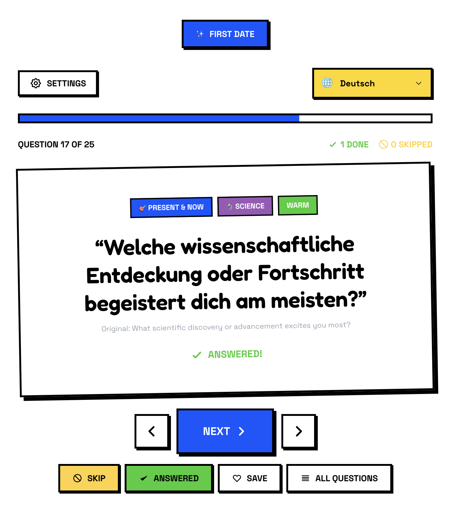 Spark: Life-Changing Convos - Screenshot 3 showing product features and functionality