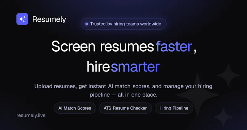 Resumely AI screenshot 1