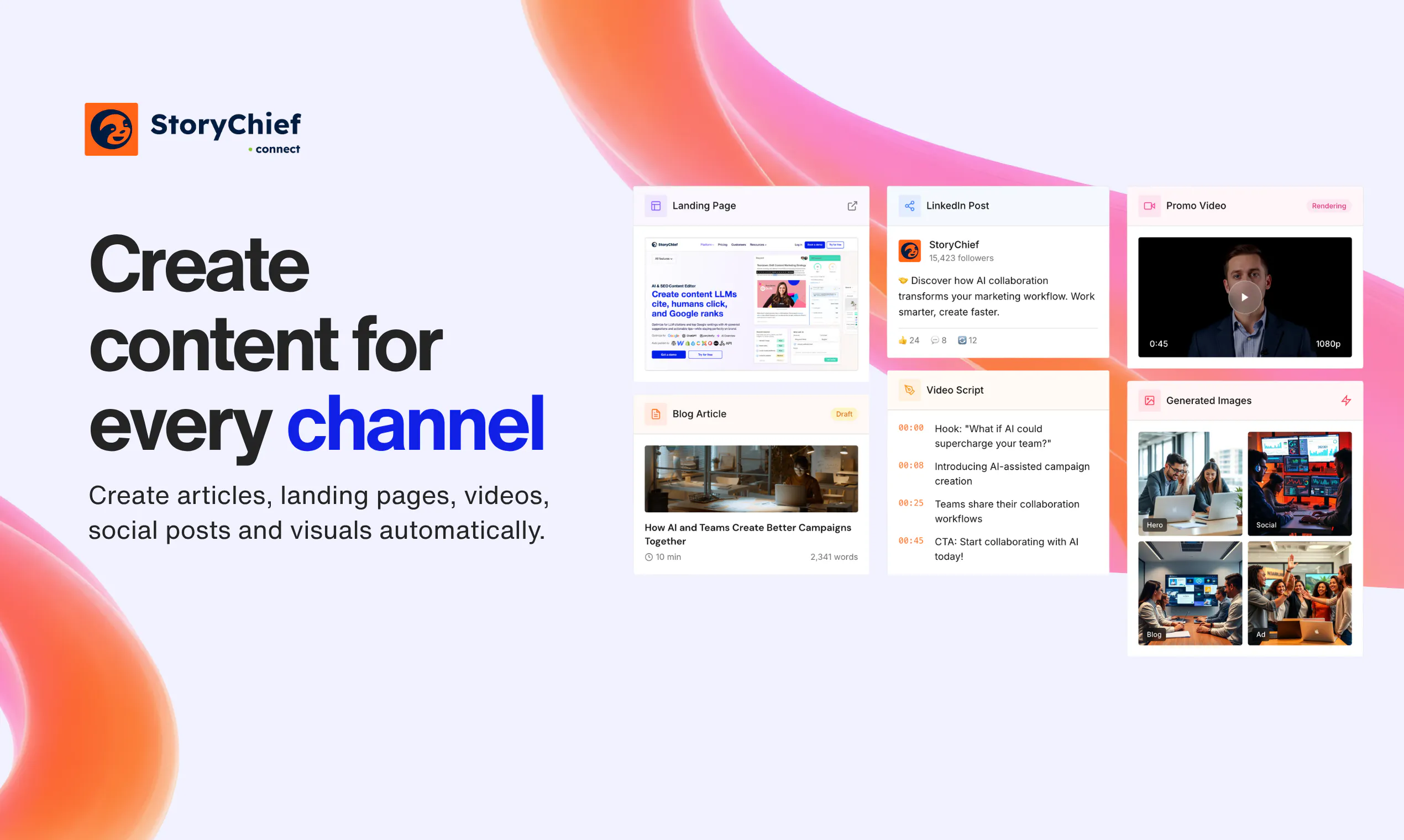 StoryChief Connect gallery image