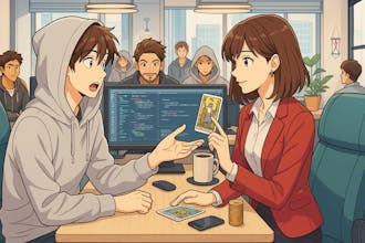 tarotpunk - tech bro tarot deck gallery image