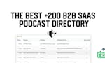 Best +200 B2B SaaS Podcasts Directory image