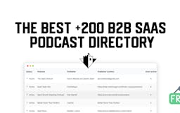 Best +200 B2B SaaS Podcasts Directory media 1