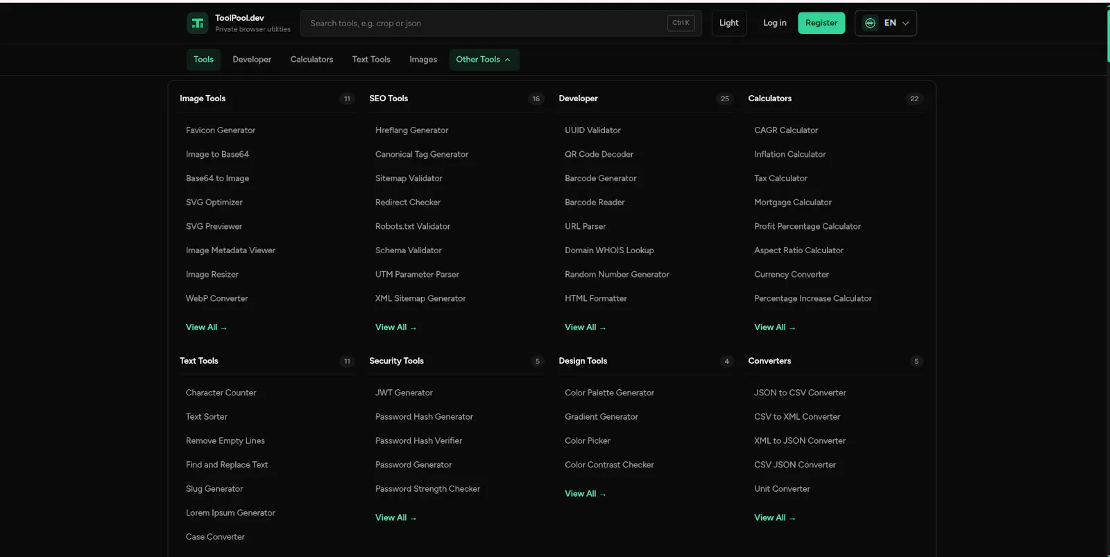 ToolPool.dev screenshot 2