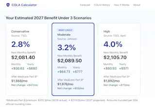 COLA Calculator gallery image