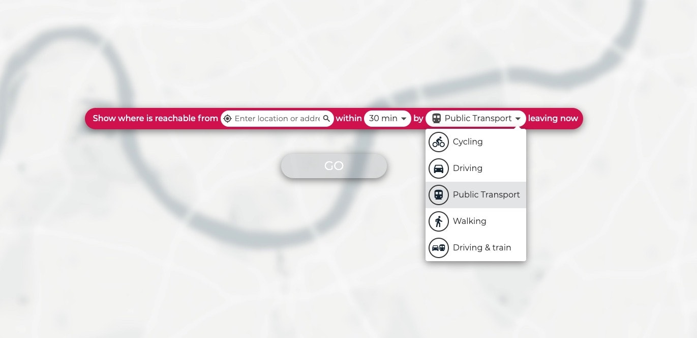TravelTime Maps gallery image