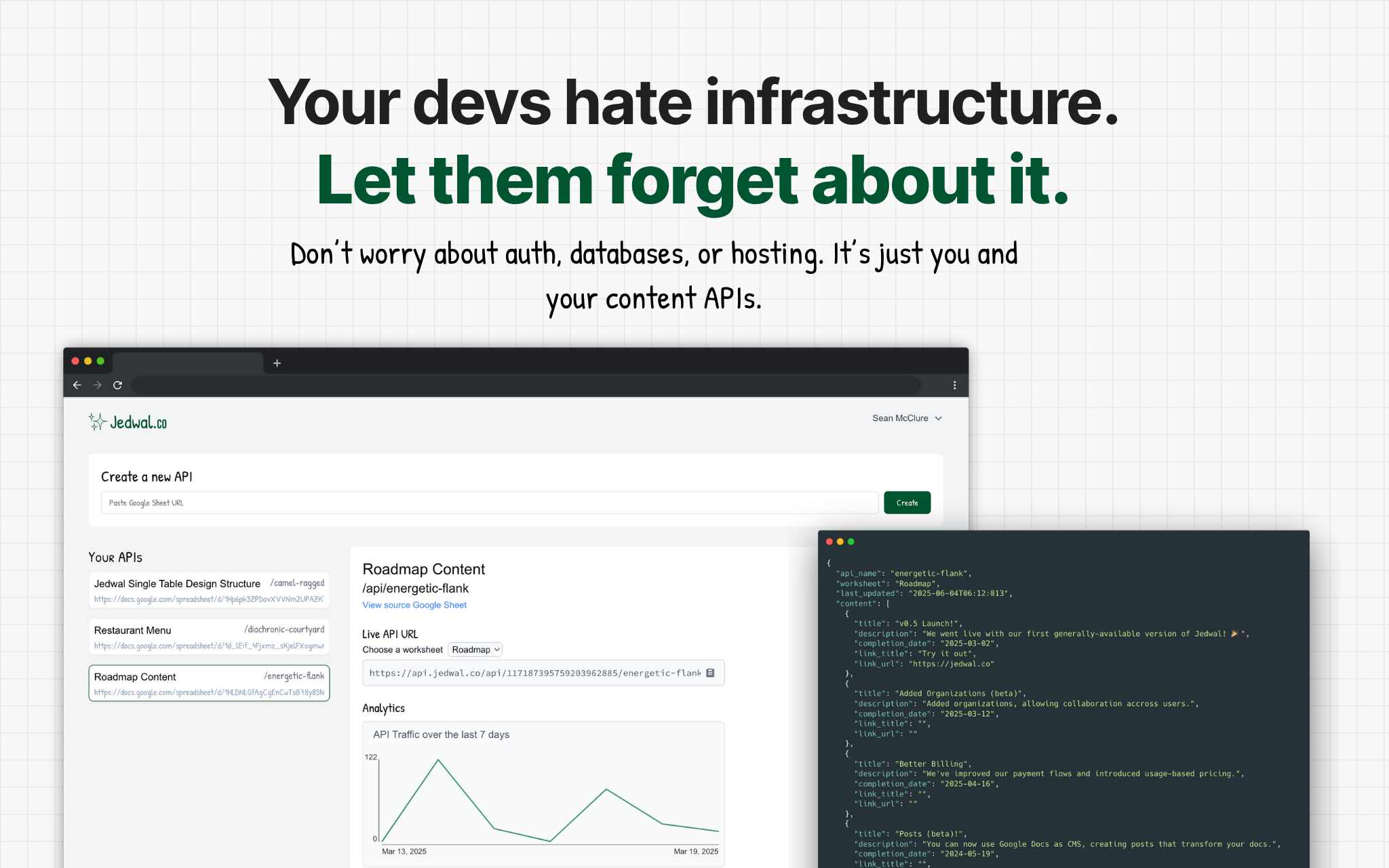 Jedwal |CMS construido alrededor de Google Drive - Convierta la unidad de Google en una API simple de CMS y datos livianos media 2