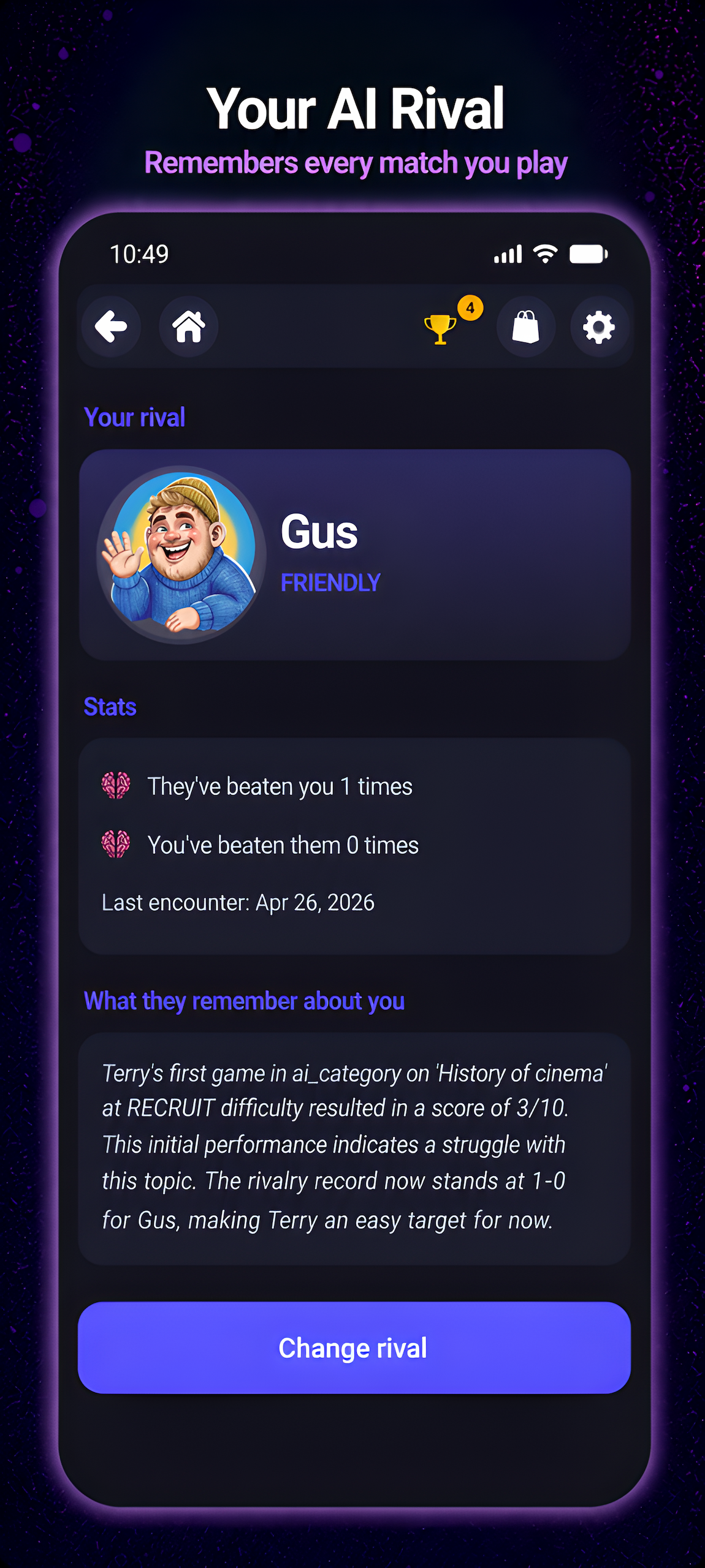 Mentium: AI Trivia & Quiz Game gallery image