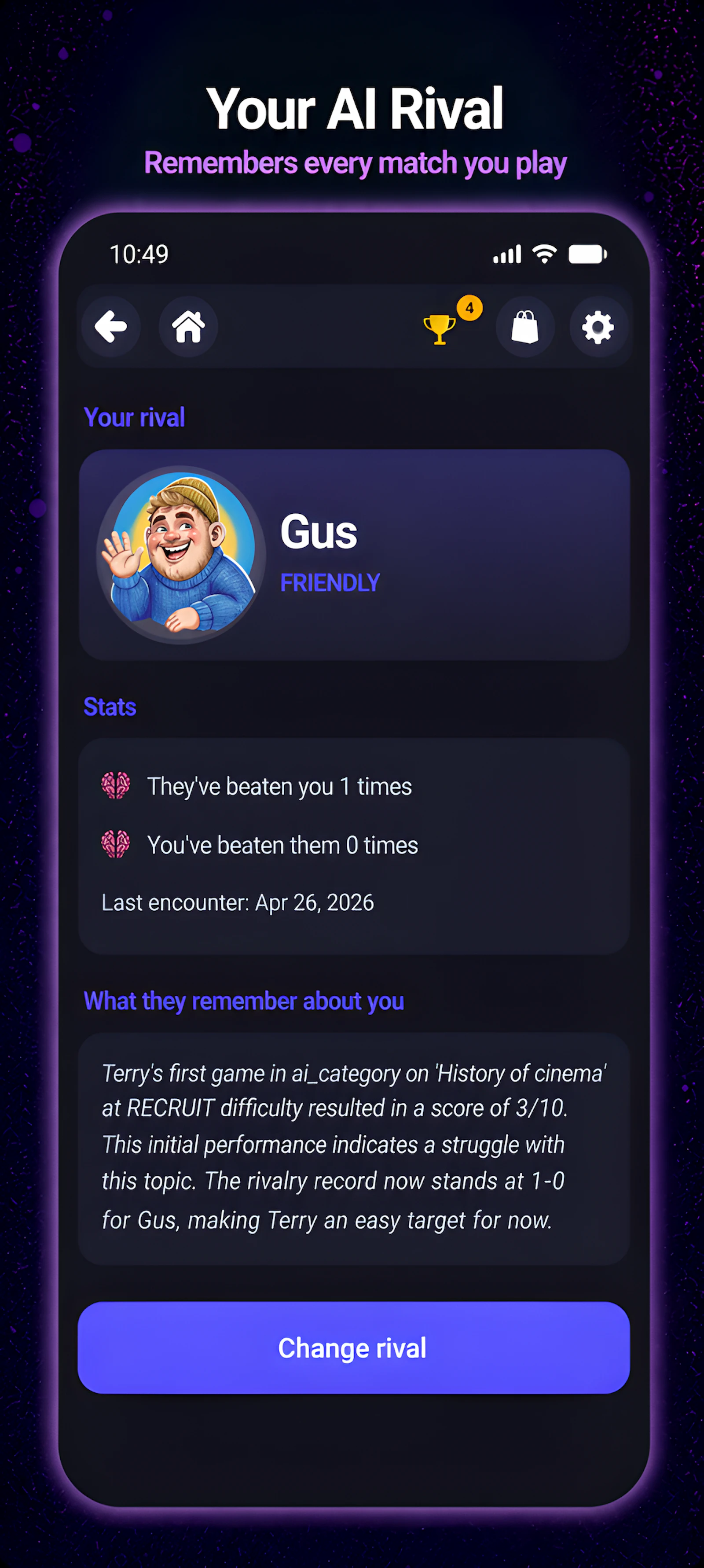 Mentium: AI Trivia & Quiz Game screenshot 3