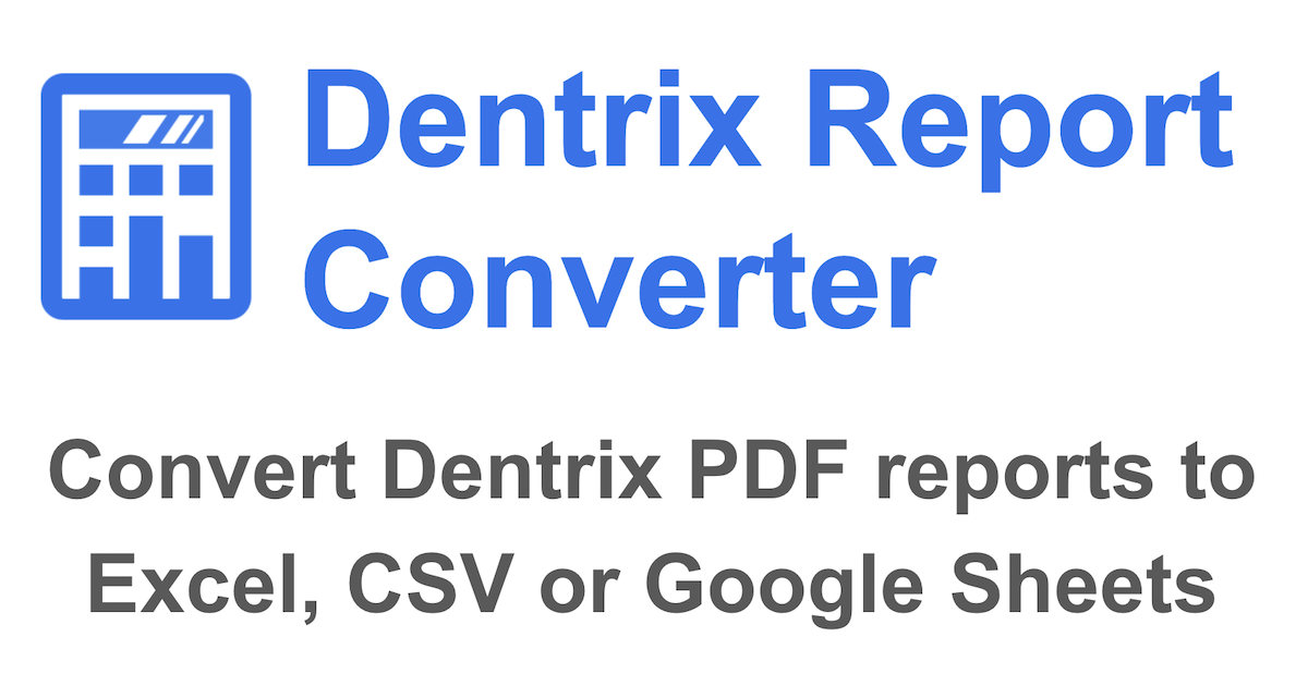 Dentrix Report Converter gallery image