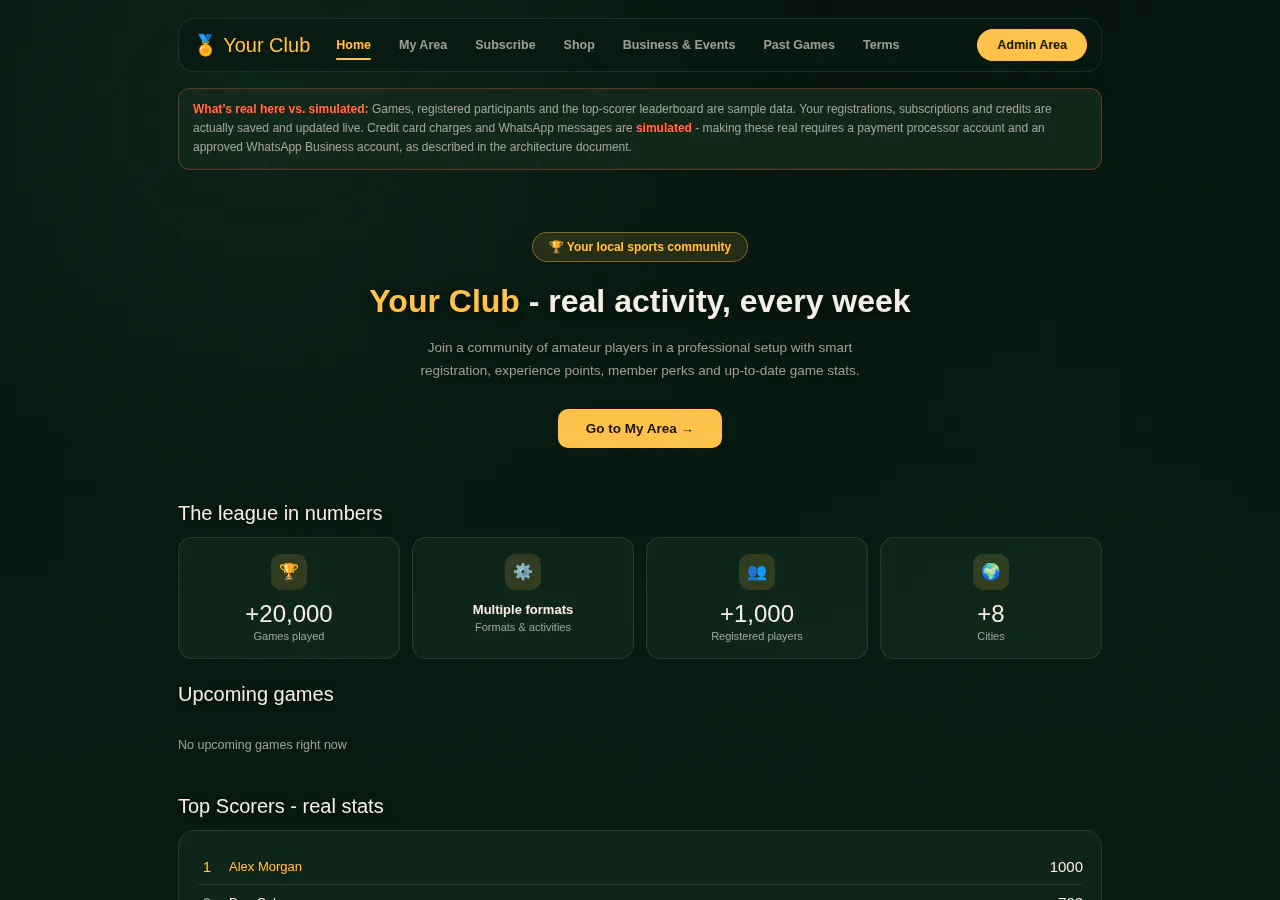Club Manager gallery image