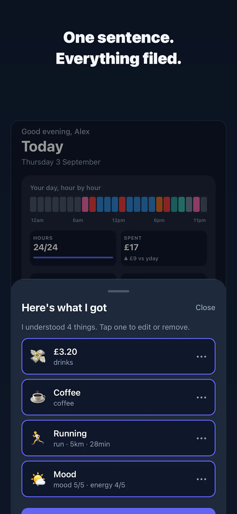 Soria: Life & Habit Tracker screenshot 2