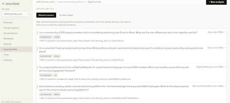 AnswerRank screenshot 3