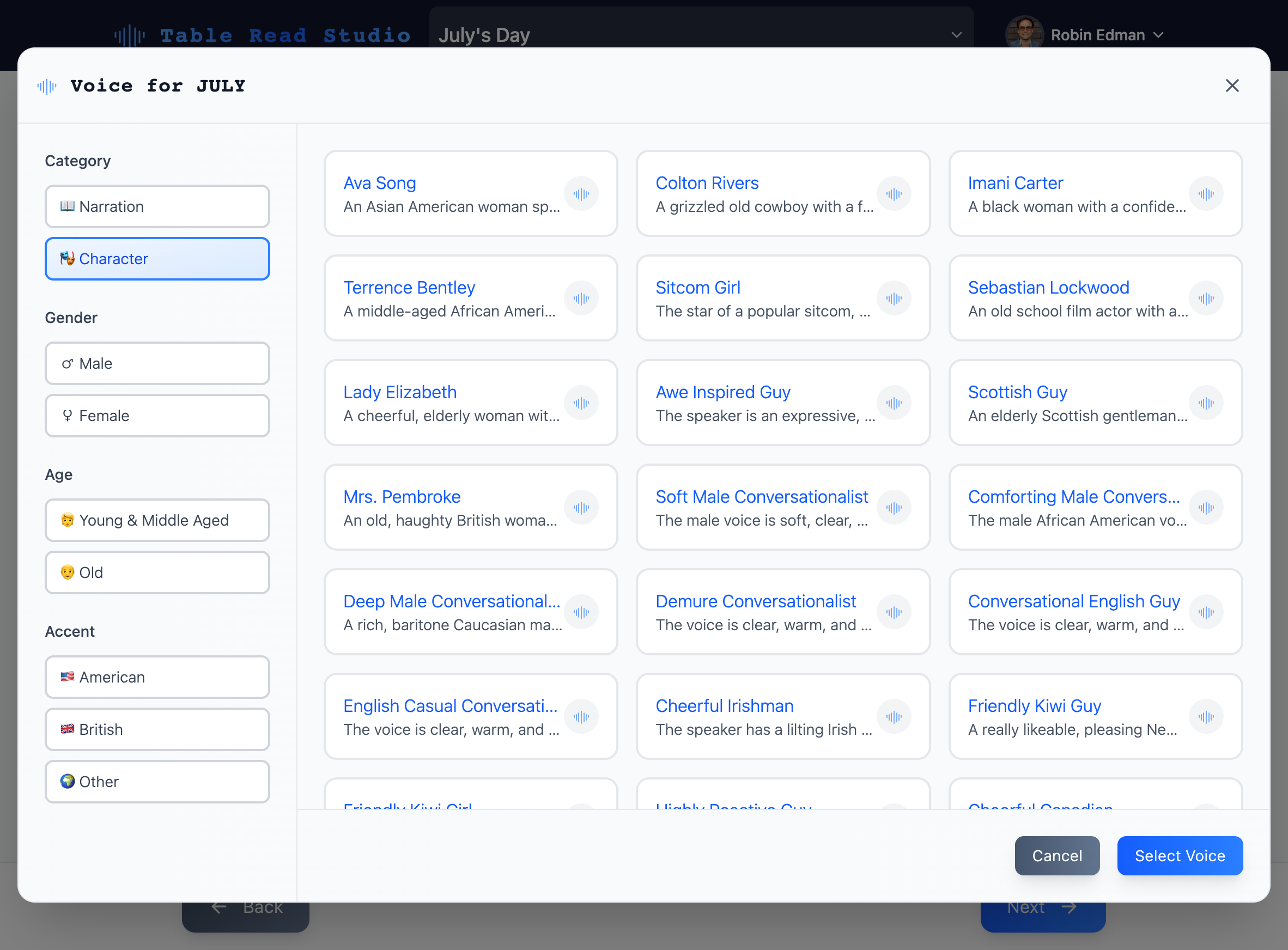 Table Read Studio - Screenshot 3 preview