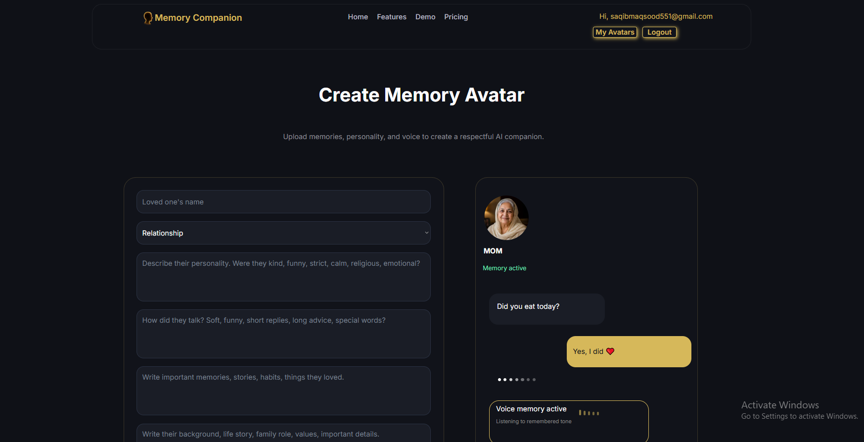 Memory Companion gallery image