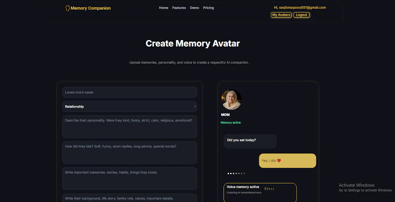 Memory Companion screenshot 3