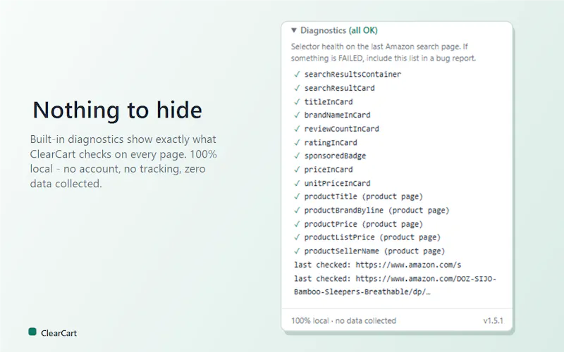 ClearCart - Hide Junk  screenshot 6