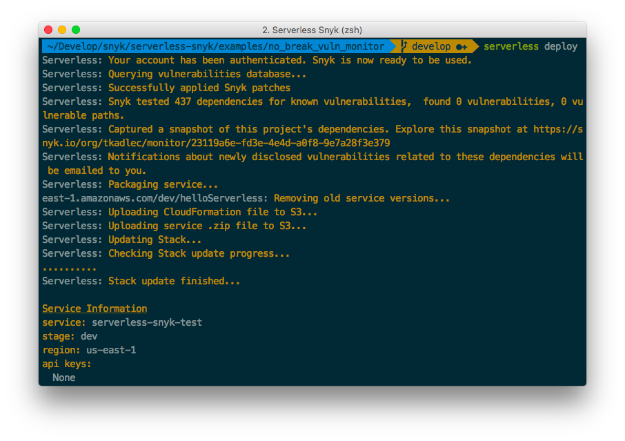Serverless Snyk gallery image
