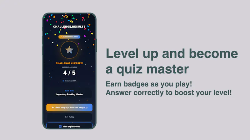 Ranking Trivia Quiz screenshot 4