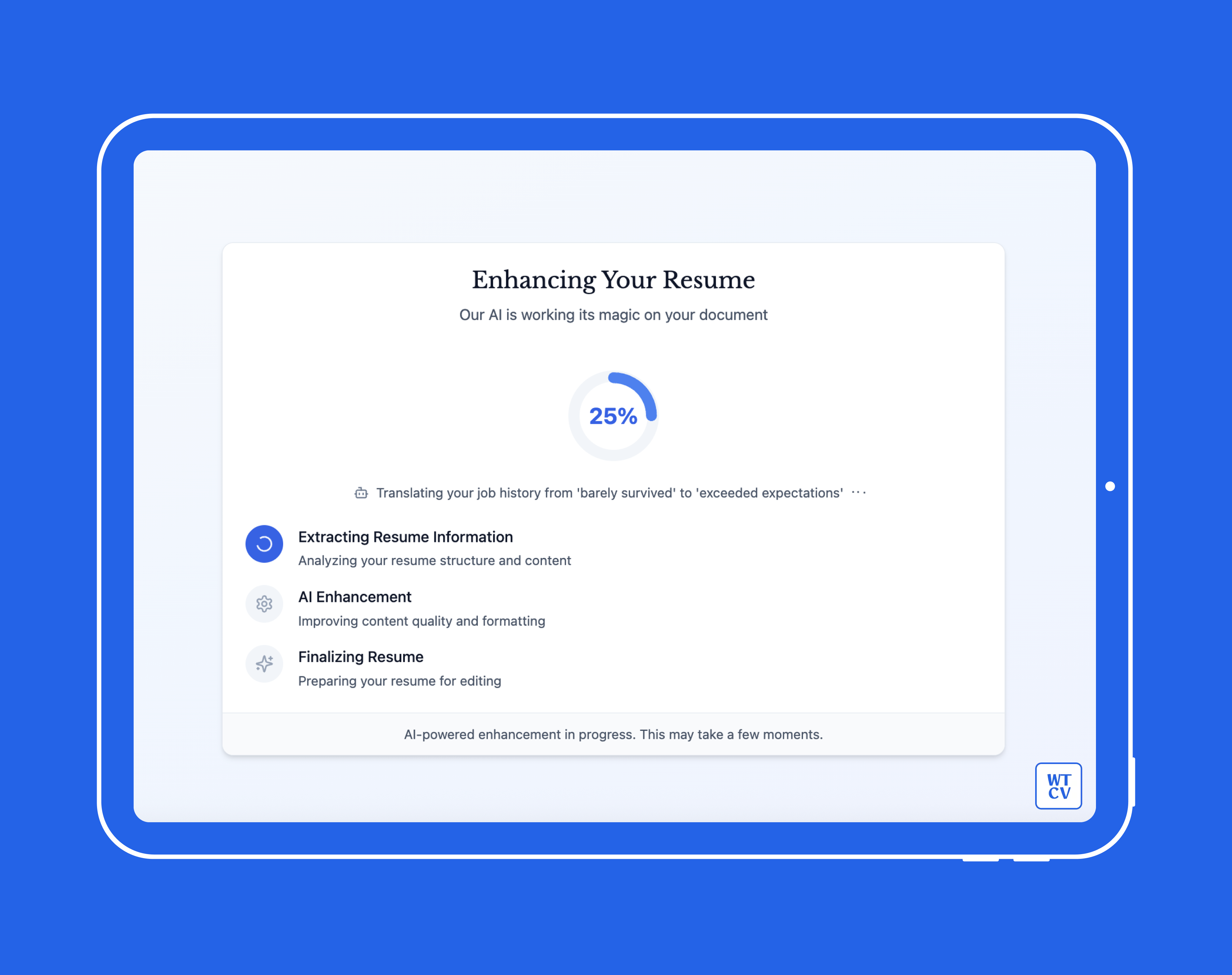 What the CV 2.0 gallery image