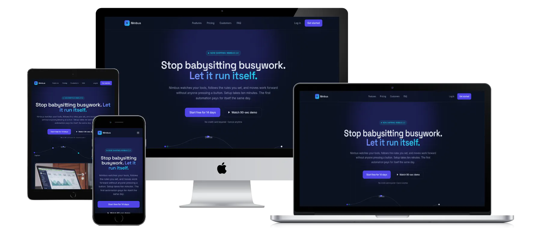 Free Download: Landing Page Template gallery image