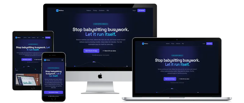 Free Download: Landing Page Template screenshot 1