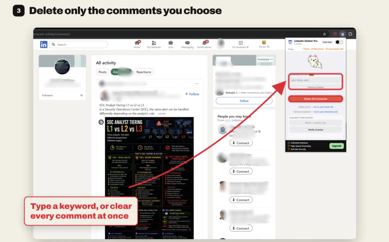 LinkedIn Post Deleter & Unliker Pro gallery image