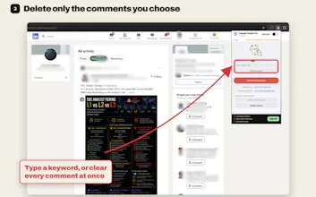 LinkedIn Post Deleter & Unliker Pro gallery image