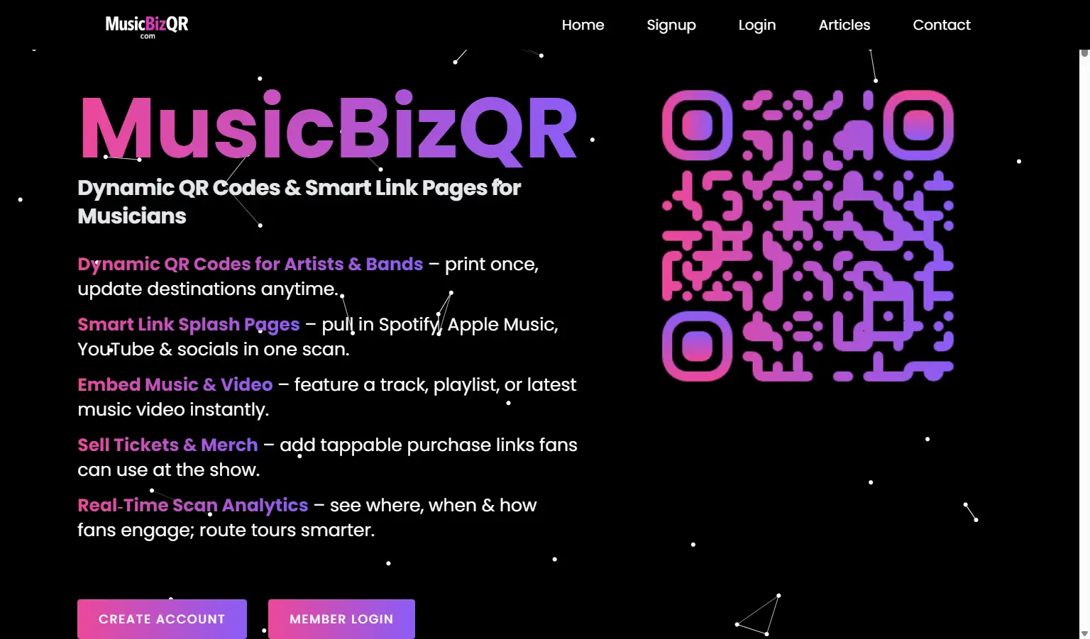 MusicBizQR gallery image