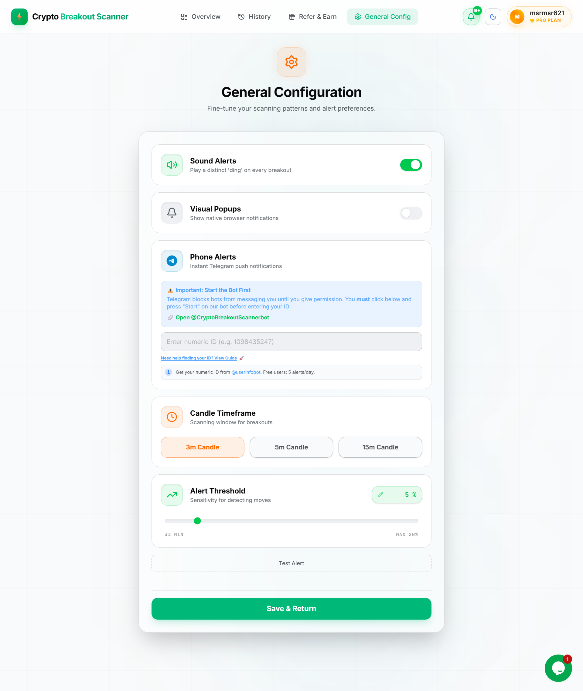 Crypto Breakout Scanner gallery image
