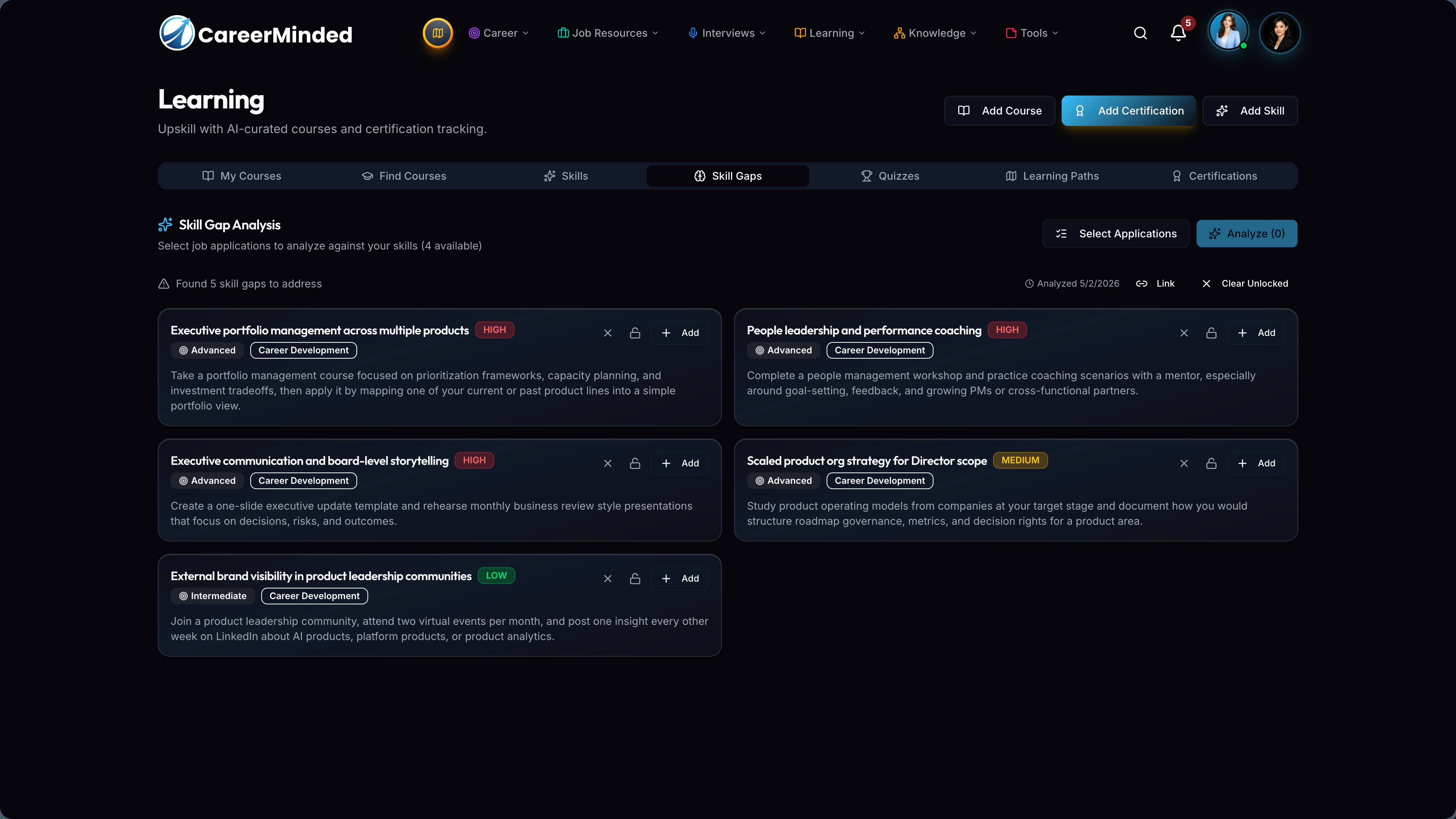 CareerMinded AI gallery image